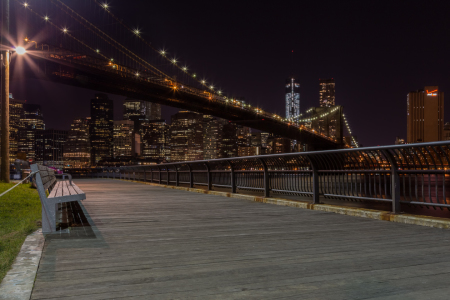 Bild-Nr: 11303464 Brooklyn Bridge at Night Erstellt von: TomKli