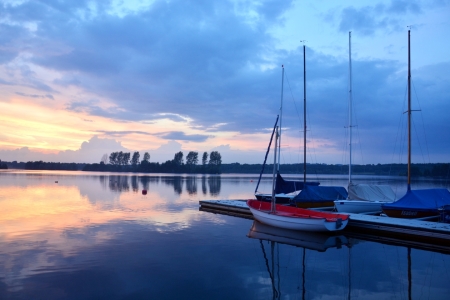 Bild-Nr: 11313856 Boote zur blauen Stunde Erstellt von: Bettina Schnittert