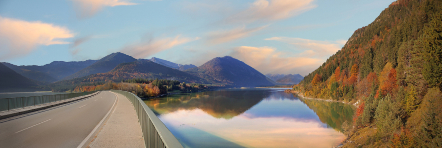 Bild-Nr: 11336573 Sylvensteinsee Abendstimmung Erstellt von: SusaZoom