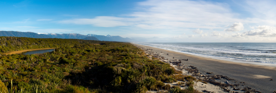 Bild-Nr: 11342554 Neuseeland - einsamer Strand bei Haast Erstellt von: mao-in-photo