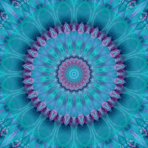 Bild-Nr: 11359854 Mandala türkis 2 Erstellt von: Christine Bässler