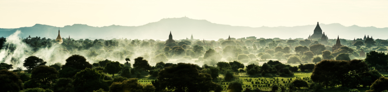 Bild-Nr: 11364544 Burma - Bagan bei Sonnenuntergang Erstellt von: Jean Claude Castor