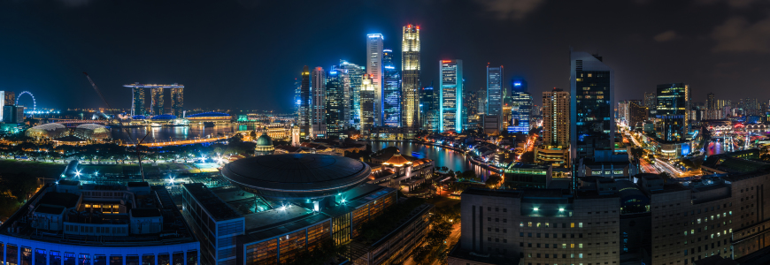 Bild-Nr: 11364998 Singapur - Skyline Panorama  Erstellt von: Jean Claude Castor