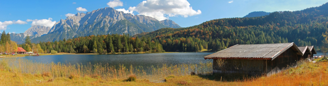 Bild-Nr: 11369849 Lautersee Panorama mit Bootshaus Erstellt von: SusaZoom