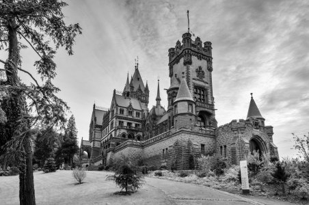 Bild-Nr: 11378201 Schloss Drachenburg 91-sw Erstellt von: Erhard Hess