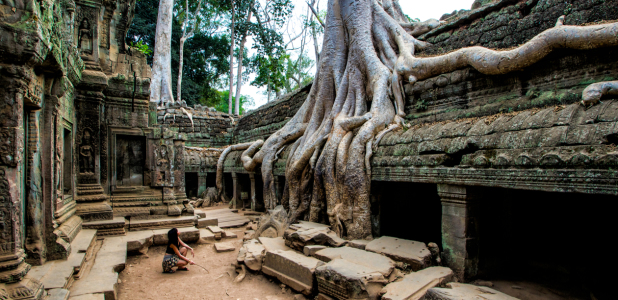 Bild-Nr: 11378661 Panorama aus dem Ta Prohm Tempel, Angkor 2013 Erstellt von: danielgiesenphotography