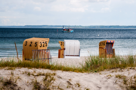 Bild-Nr: 11396329 Strandkorb am Strand  Erstellt von: uwejaeger