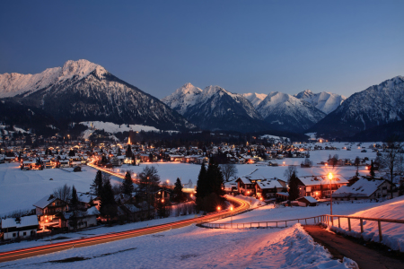 Bild-Nr: 11415706 Abends in Oberstdorf Erstellt von: der-rheinlaender