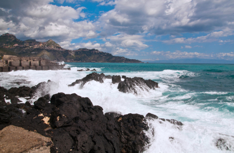 Bild-Nr: 11417605 Stürmischer Wellengang - Insel Sizilien Erstellt von: Captainsilva
