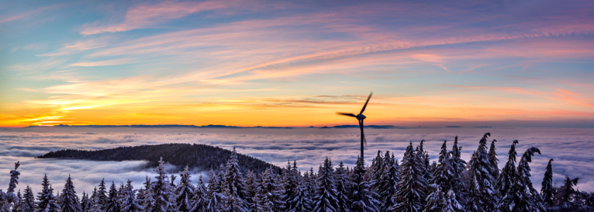 Bild-Nr: 11422215 winterlicher Sonnenuntergang im Schwarzwald Erstellt von: Marcel Heinzmann