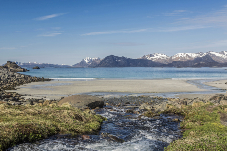 Bild-Nr: 11427721 Bergbach mit Sandstrand Erstellt von: EderHans