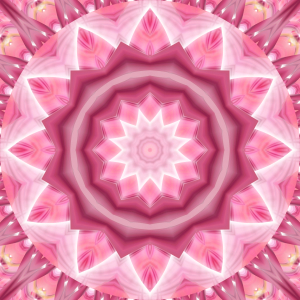 Bild-Nr: 11435757 Mandala rosa und weiß Erstellt von: Christine Bässler