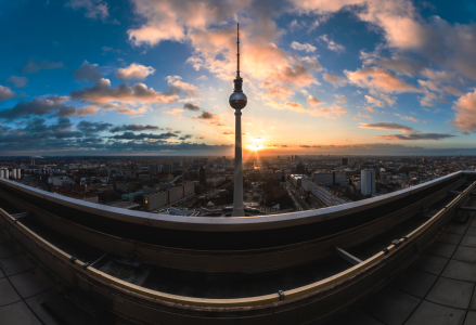 Bild-Nr: 11439325 Berlin - Skyline am Alex bei Sonnenuntergang Erstellt von: Jean Claude Castor