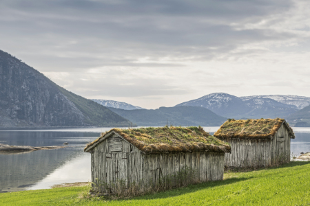 Bild-Nr: 11439868 Heuhütten am Misvaerfjord Erstellt von: EderHans