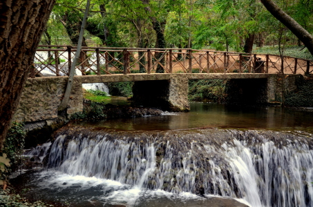 Bild-Nr: 11453646 Wasserfall Naturpark Monasterio de Piedra Spanien Erstellt von: I. Heuer