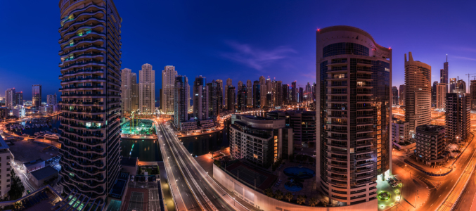 Bild-Nr: 11457587 Dubai - Marina Panorama am Morgen  Erstellt von: Jean Claude Castor