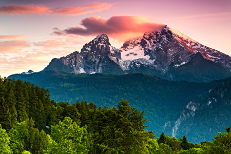 Bild-Nr: 11466229 Abendrot am Watzmann Erstellt von: Daniela Beyer