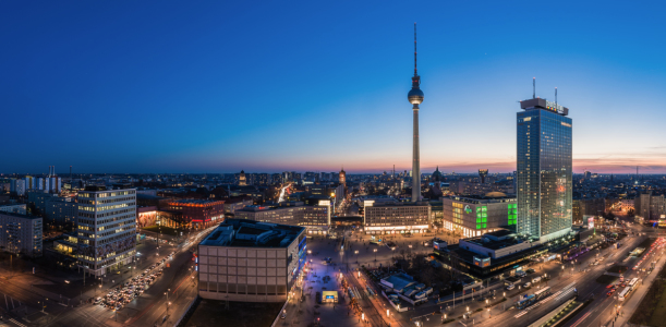 Bild-Nr: 11473312 Berlin - Alexanderplatz zur blauen Stunde Erstellt von: Jean Claude Castor