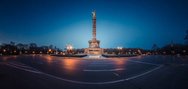 Bild-Nr: 11483144 Berlin - Siegessäule Panorama zur blauen Stunde Erstellt von: Jean Claude Castor