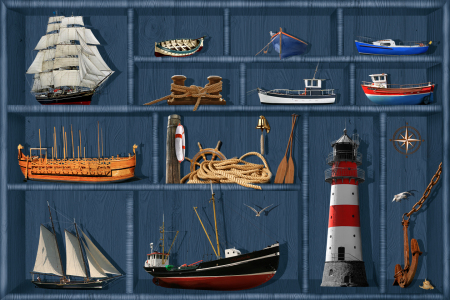 Bild-Nr: 11485444 Der maritime Setzkasten Erstellt von: Mausopardia
