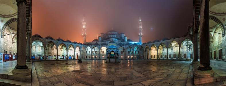 Bild-Nr: 11498306 Istanbul - Blaue Mosche Panorama 3 Erstellt von: Jean Claude Castor