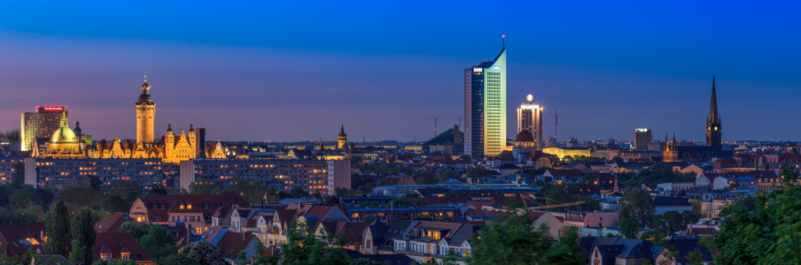 Bild-Nr: 11501333 Skyline von Leipzig Erstellt von: frank-wassewitz