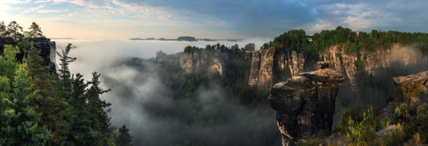 Bild-Nr: 11504206 Sächsische Schweiz - Bastei bei Sonnenaufgang Erstellt von: Jean Claude Castor