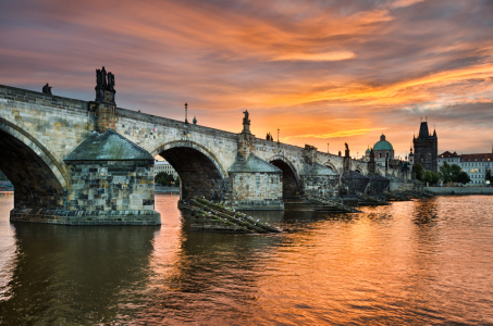 Bild-Nr: 11509114 Sonnenaufgang in Prag Erstellt von: Mapics