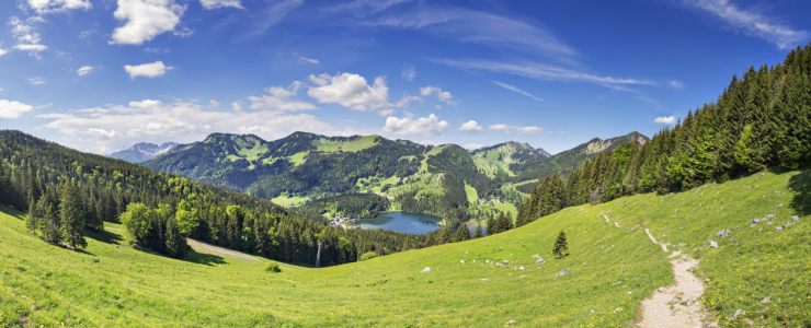 Bild-Nr: 11511358 Alpen Panorama mit Blick auf den Spitzingsee Erstellt von: Wolfgang Zwanzger