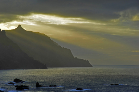 Bild-Nr: 11518031 Sonnenuntergang an der Steilküste von Teneriffa Erstellt von: ralf werner froelich