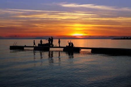 Bild-Nr: 11520433 Sonnenuntergang Insel Pag Kroatien Erstellt von: Renate Knapp