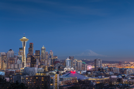 Bild-Nr: 11523621 Seattle Skyline at Night Erstellt von: TomKli