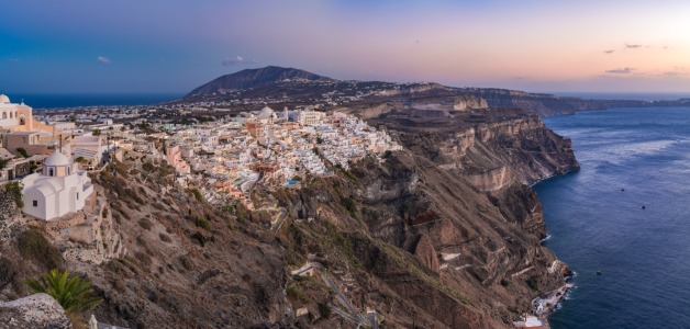 Bild-Nr: 11527962 Santorini - Thira Panorama zur Dämmerung Erstellt von: Jean Claude Castor