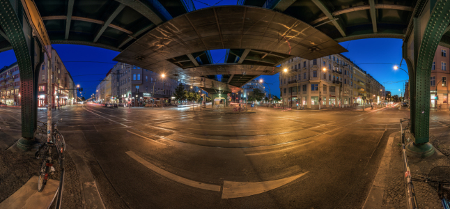 Bild-Nr: 11531911 Berlin - Eberswalder Straße zur blauen Stunde Erstellt von: Jean Claude Castor