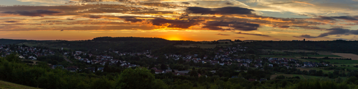 Bild-Nr: 11541468 Hemmersdorf - Sunsetpanorama Erstellt von: Peter Jungmann