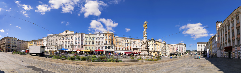 Bild-Nr: 11544220 Panorama Hauptplatz Linz Erstellt von: Wolfgang Zwanzger