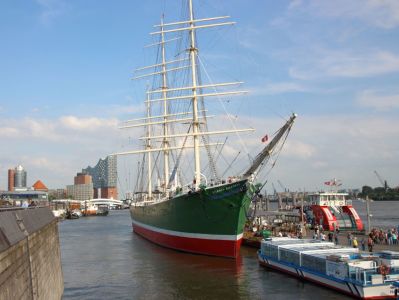 Bild-Nr: 11545002 Segelschiff  Museumsschiff im Hamburger Hafen Erstellt von: Maxbenno