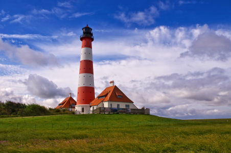 Bild-Nr: 11545886 Leuchtturm Westerheversand Erstellt von: Angela  Dölling