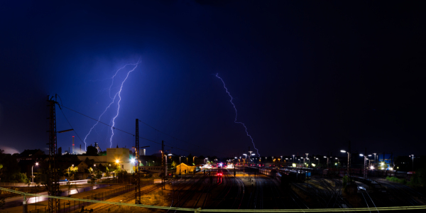 Bild-Nr: 11551722 Dillingen - Bahnhofsgewitter Erstellt von: Peter Jungmann