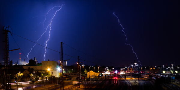 Bild-Nr: 11551788 Dillingen - Bahnhofsgewitter II Erstellt von: Peter Jungmann