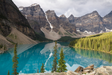 Bild-Nr: 11563056 Spiegelung am Moraine Lake, Alberta, Kanada Erstellt von: Circumnavigation