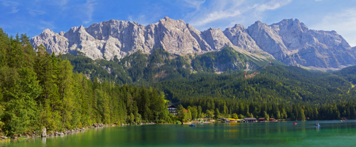 Bild-Nr: 11577652 Panorama Zugspitzmassiv und Eibsee Erstellt von: SusaZoom