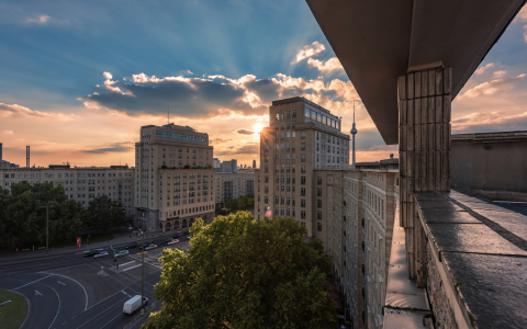 Bild-Nr: 11584486 Berlin - Strausberger Platz Sunset 1 Erstellt von: Jean Claude Castor