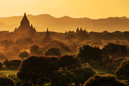 Bild-Nr: 11584494 Burma - Bagan Sunset  Erstellt von: Jean Claude Castor