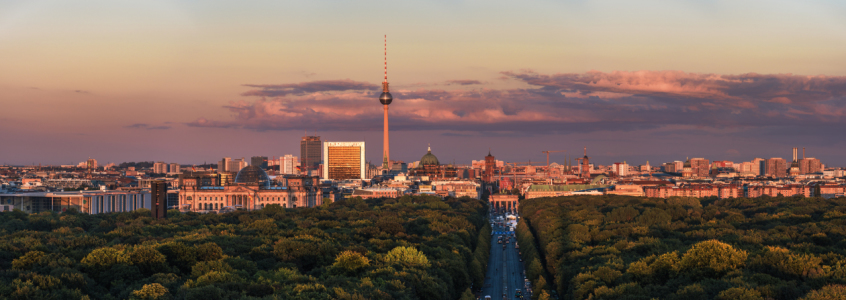Bild-Nr: 11588239 Berlin - Skyline im Abendrot Erstellt von: Jean Claude Castor