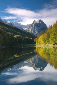 Bild-Nr: 11590602 Herbstliche Waxenstein-Spiegelung Erstellt von: Luchsknipser