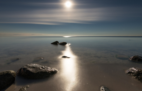 Bild-Nr: 11597916 Ostsee im Mondlicht Erstellt von: Nordbilder