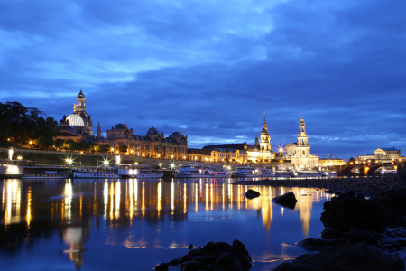 Bild-Nr: 11611261 Dresden am Abend Erstellt von: mobil-foto-de