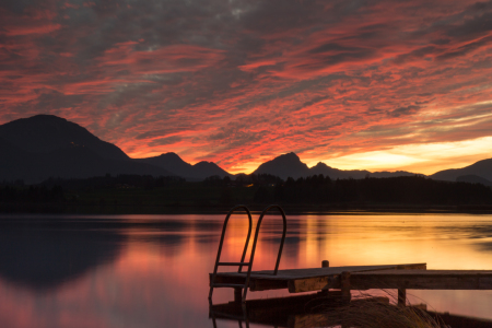 Bild-Nr: 11627339 S o n n e n u n t e r g a n g am Hopfensee Erstellt von: WilmAndiPhotography