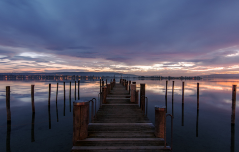 Bild-Nr: 11657916 Blaue Stunde am Bodensee Erstellt von: Achim Thomae